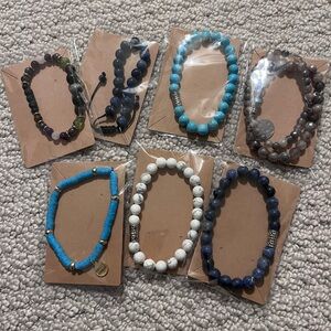 Set of Beaded Bracelets